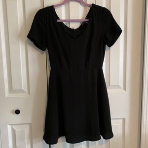 Chiffon black dress